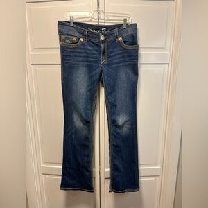 Seven7 Boot Cut Low Rise Jeans Size Women’s 12 Color Blue